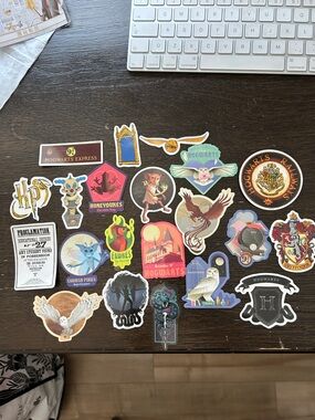 Harry Potter Sticker Pack - Hogwarts Theme - Colorful Collectible Set pack of 20
